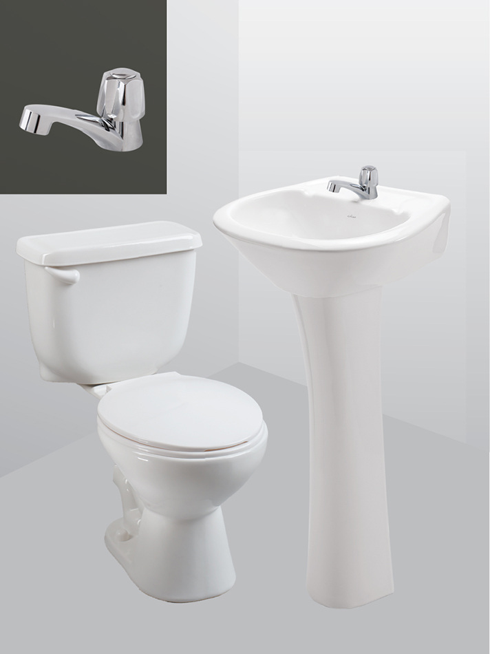 COMBO CAMPEÓN SHELBY CON PEDESTAL Y SHELBY ABS SUPER | Bath And Home