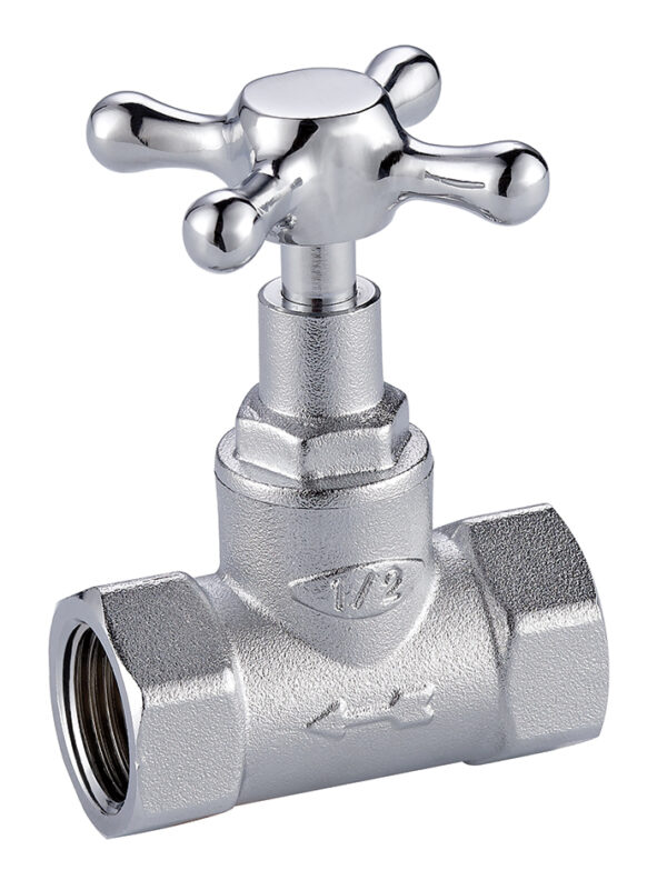 LLAVE DE PASO (H-H) ½" LIVIANA CROMO | Bath And Home Center del Ecuador