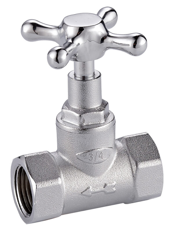 LLAVE DE PASO 3/4” LIVIANA CROMADA | Bath And Home Center del Ecuador