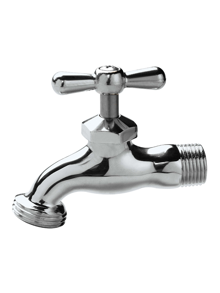 Llave De Manguera 1/2 Liviana Cromada | Bath And Home Center del