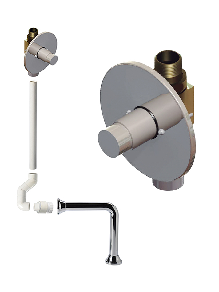 VÁLVULA DE DESCARGA ANTIVANDÁLICA PARA INODORO | Bath And Home Center