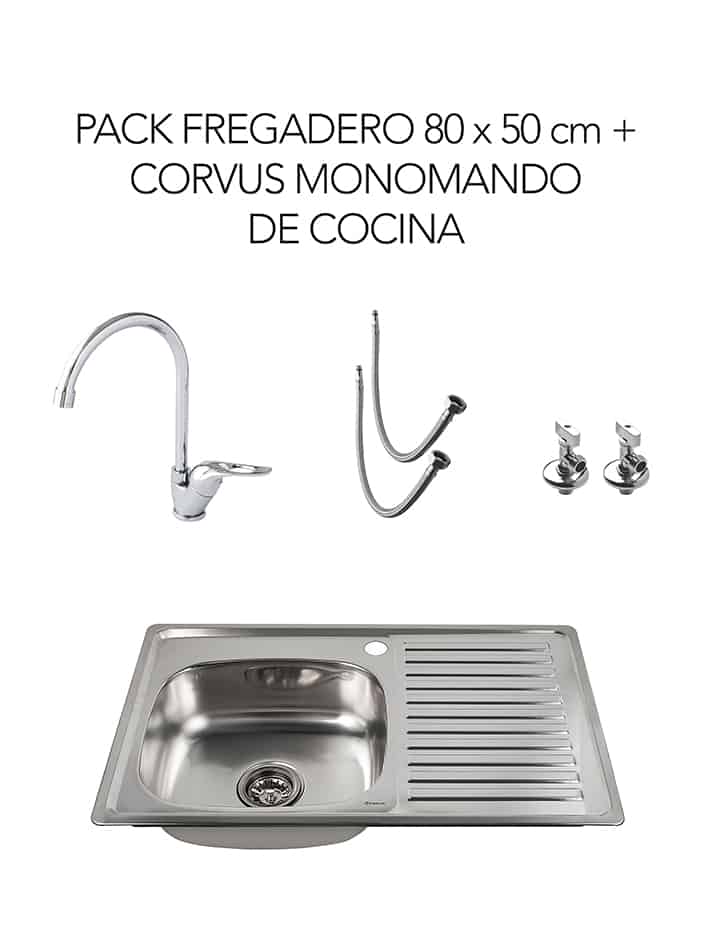 F_Pack_Fregadero_empotrado_80_x_50_Corvus_derecha